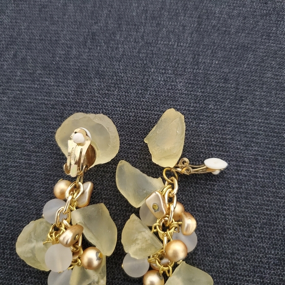 Vintage rock sugar statement earrings clip on - Picture 2 of 5